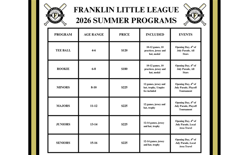2026 Summer Programs
