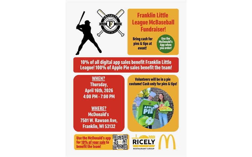 McDonald's Dine Out Night